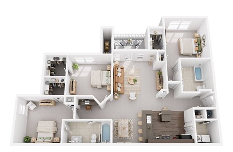 3D floor plan warwick